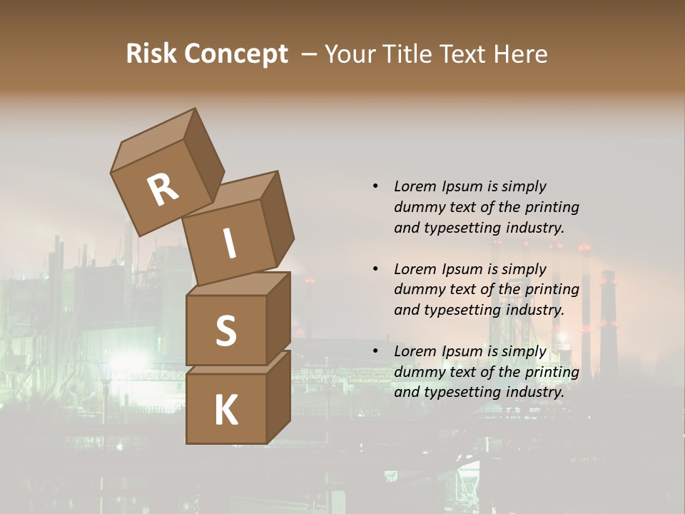 Electricity Cool Air PowerPoint Template