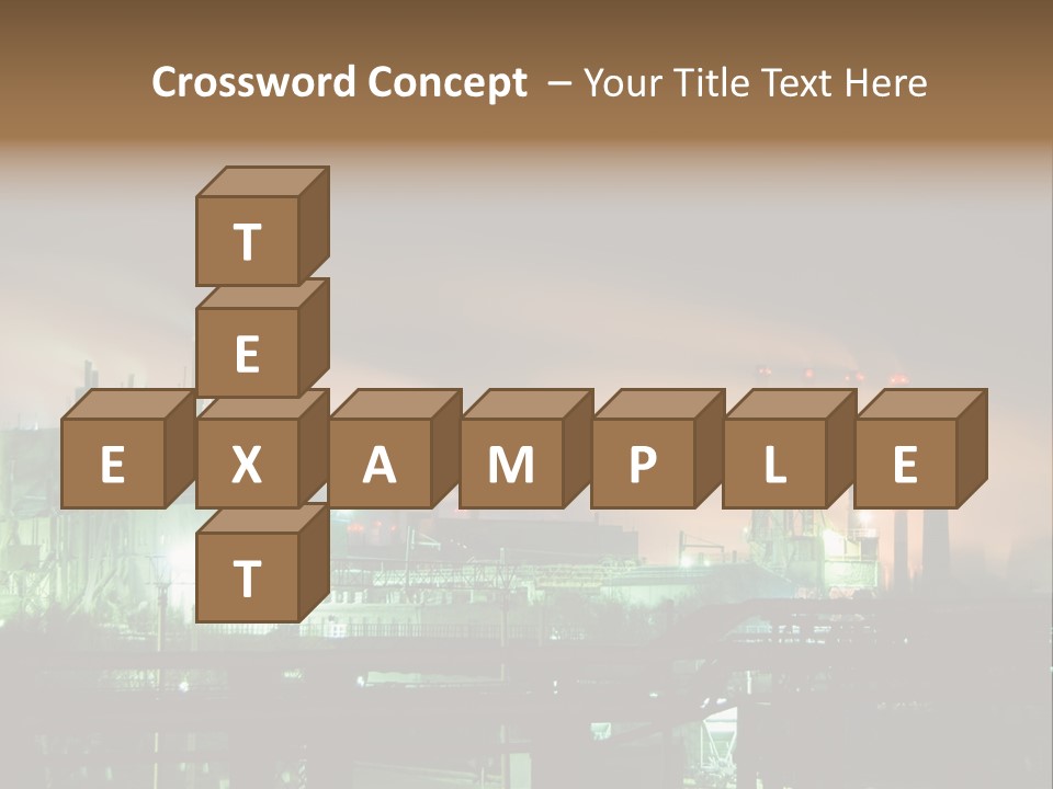 Electricity Cool Air PowerPoint Template