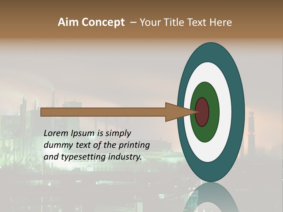 Electricity Cool Air PowerPoint Template