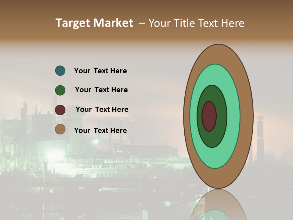 Electricity Cool Air PowerPoint Template