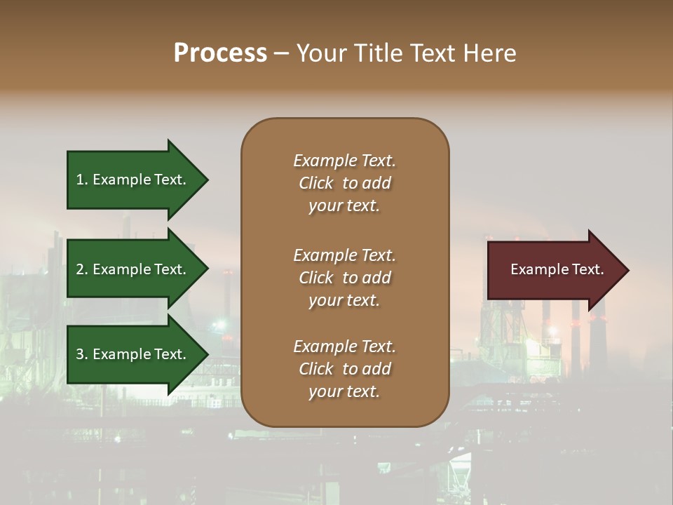Electricity Cool Air PowerPoint Template