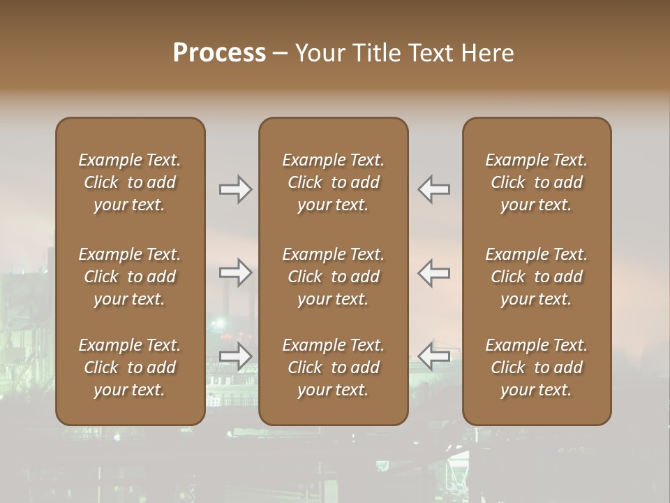 Electricity Cool Air PowerPoint Template