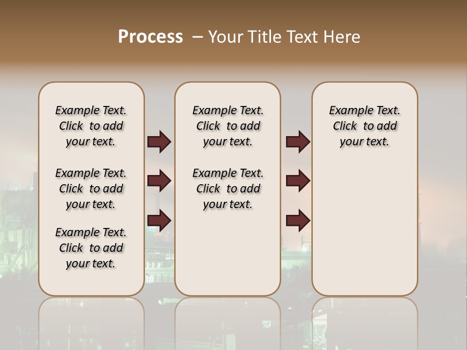 Electricity Cool Air PowerPoint Template