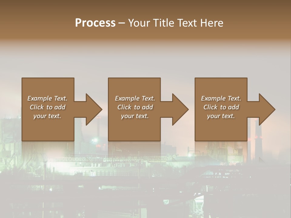 Electricity Cool Air PowerPoint Template