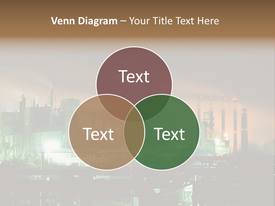 Electricity Cool Air PowerPoint Template