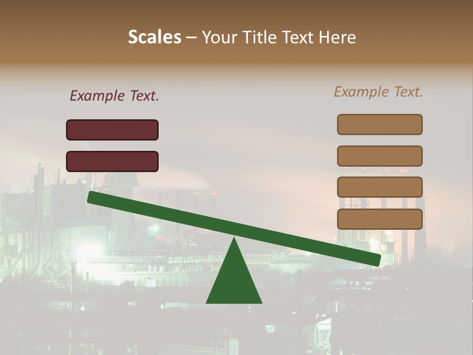 Electricity Cool Air PowerPoint Template
