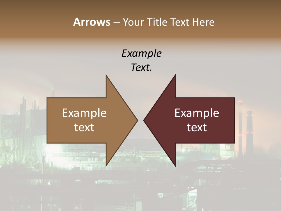 Electricity Cool Air PowerPoint Template