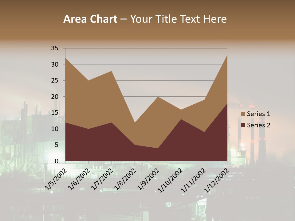 Electricity Cool Air PowerPoint Template