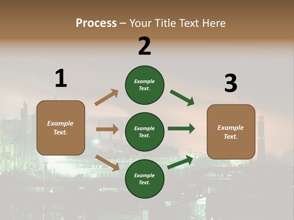 Electricity Cool Air PowerPoint Template