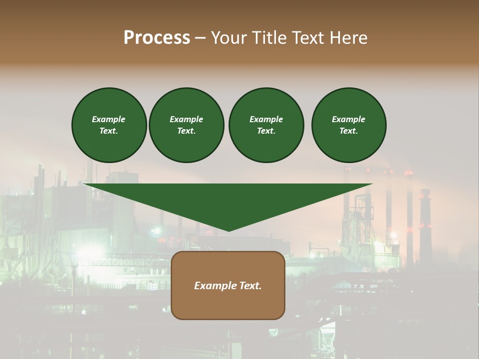 Electricity Cool Air PowerPoint Template