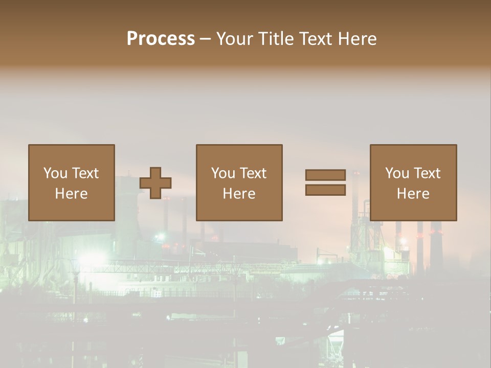 Electricity Cool Air PowerPoint Template