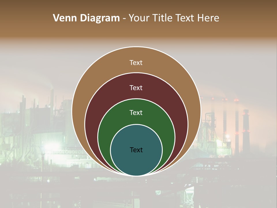 Electricity Cool Air PowerPoint Template