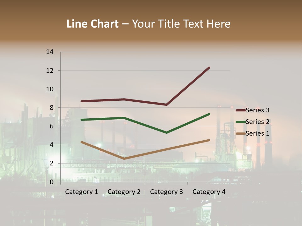 Electricity Cool Air PowerPoint Template