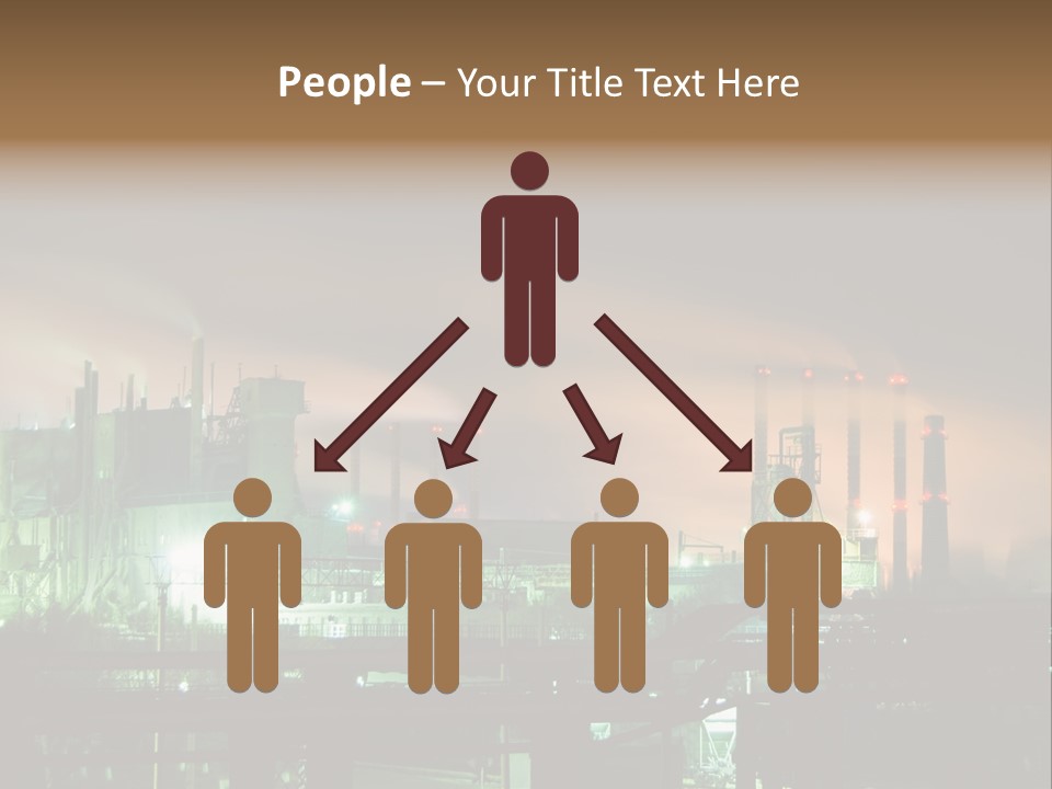 Electricity Cool Air PowerPoint Template