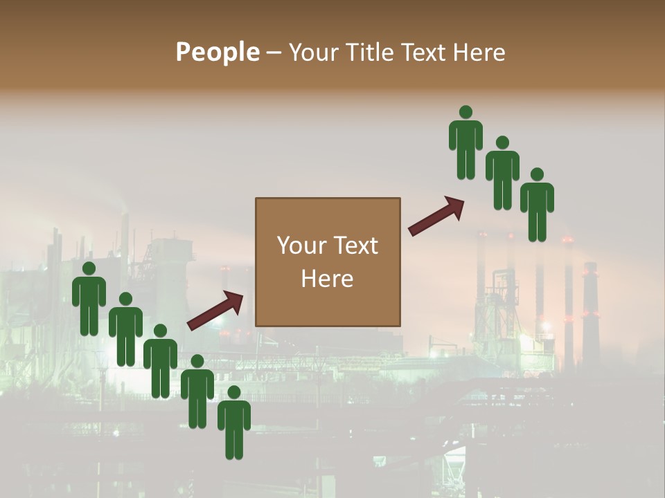 Electricity Cool Air PowerPoint Template