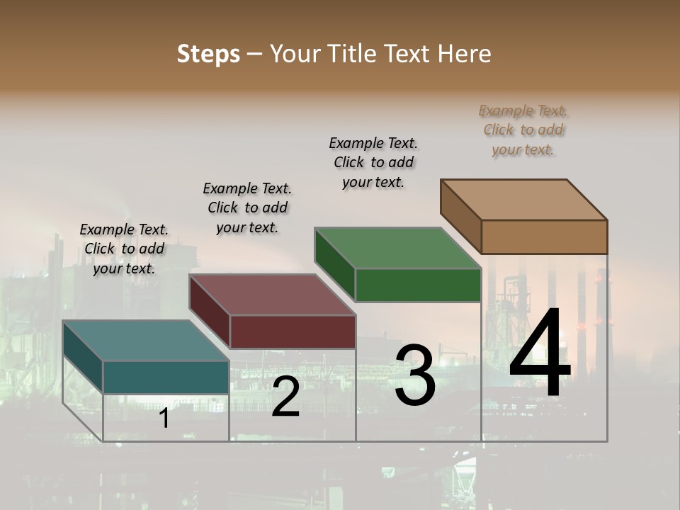 Electricity Cool Air PowerPoint Template