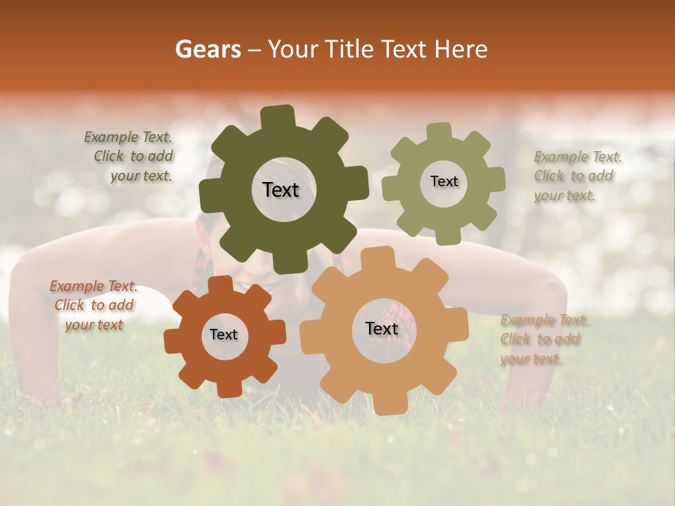 Adult Green Muscular PowerPoint Template