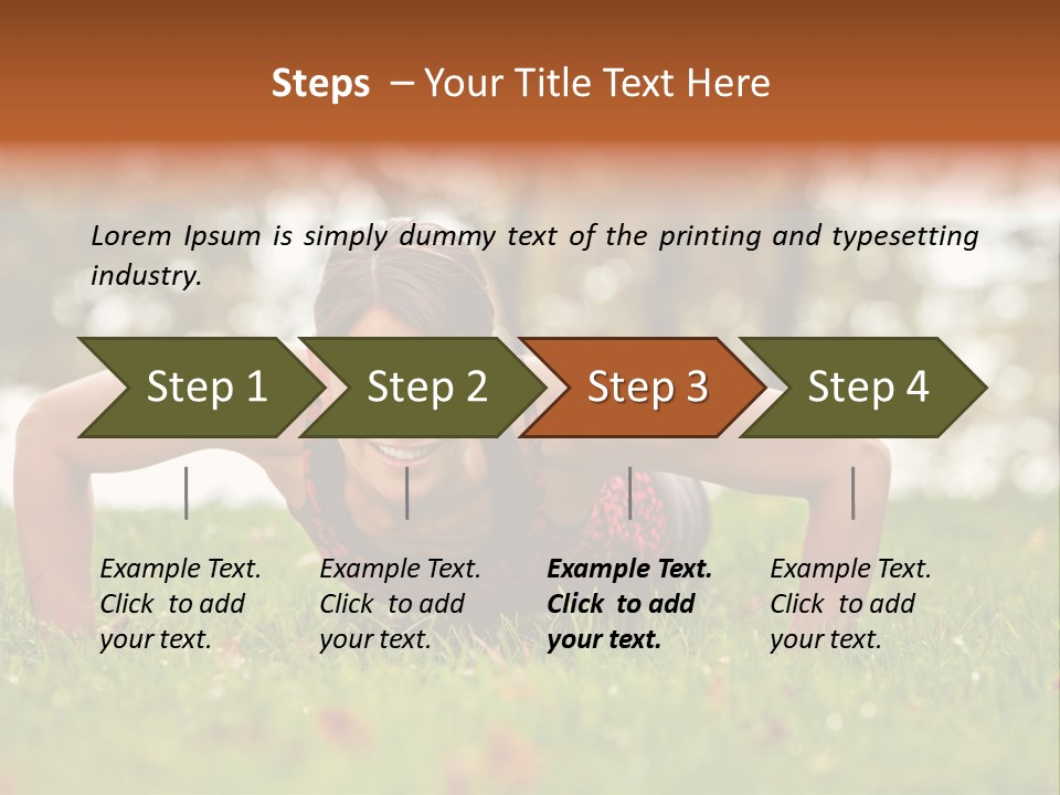 Adult Green Muscular PowerPoint Template