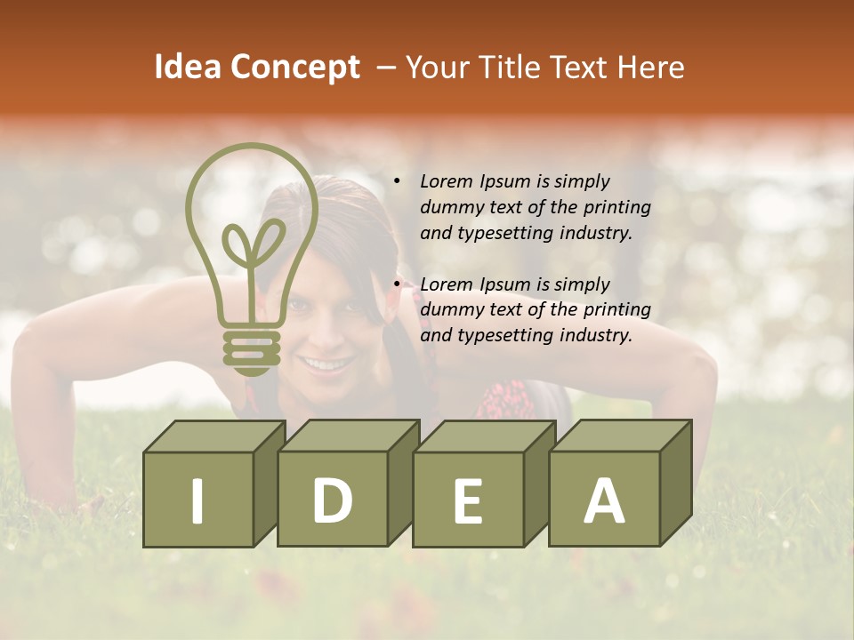 Adult Green Muscular PowerPoint Template