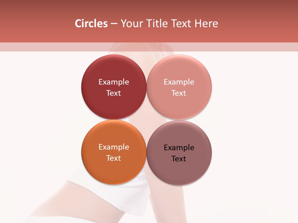 A Beautiful Woman In A White Bikini Sitting On A Bed PowerPoint Template