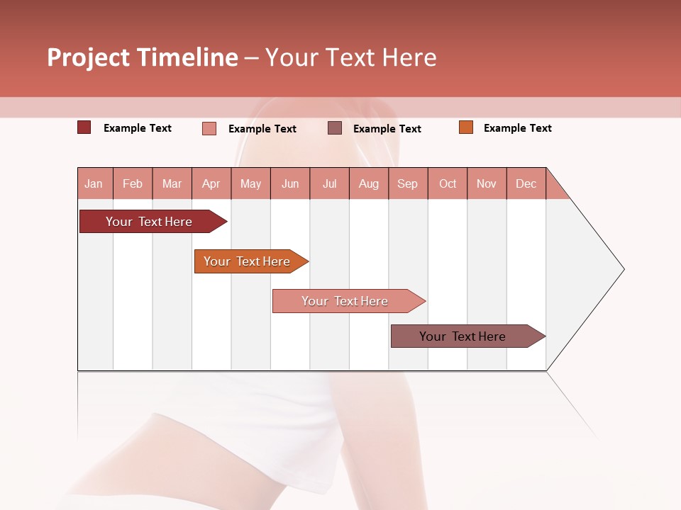 A Beautiful Woman In A White Bikini Sitting On A Bed PowerPoint Template