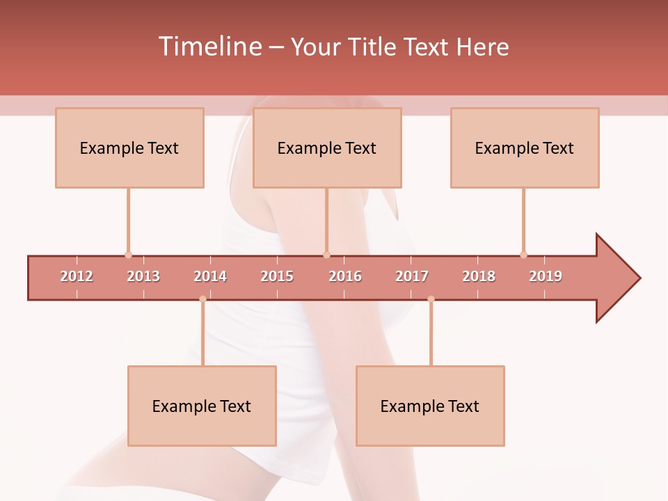 A Beautiful Woman In A White Bikini Sitting On A Bed PowerPoint Template