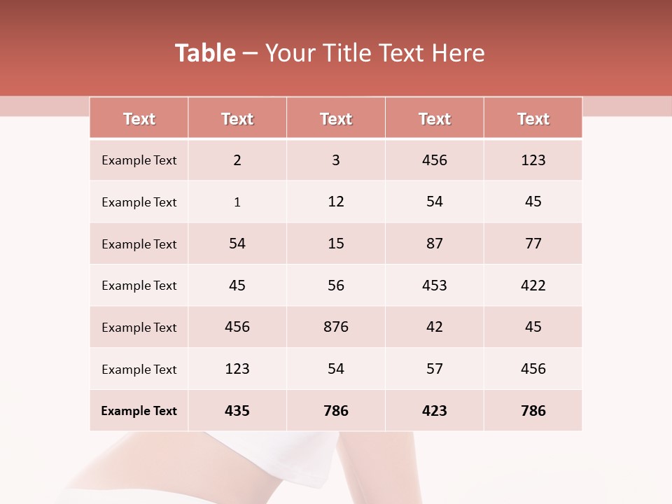 A Beautiful Woman In A White Bikini Sitting On A Bed PowerPoint Template