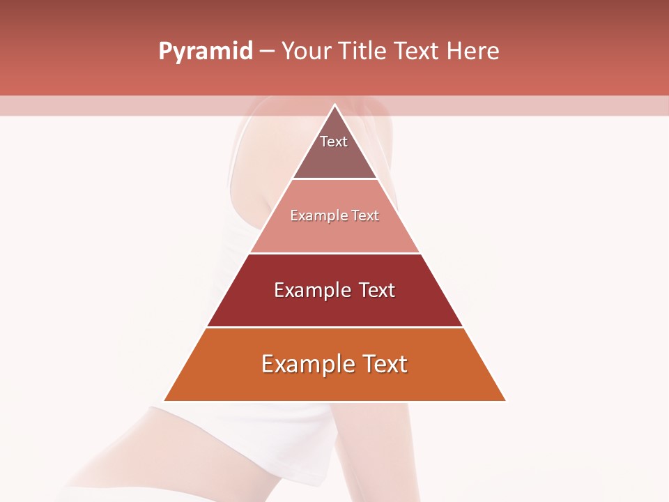 A Beautiful Woman In A White Bikini Sitting On A Bed PowerPoint Template