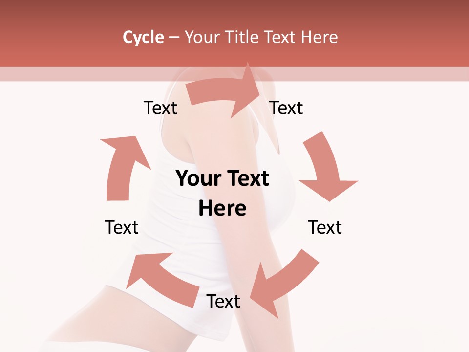 A Beautiful Woman In A White Bikini Sitting On A Bed PowerPoint Template