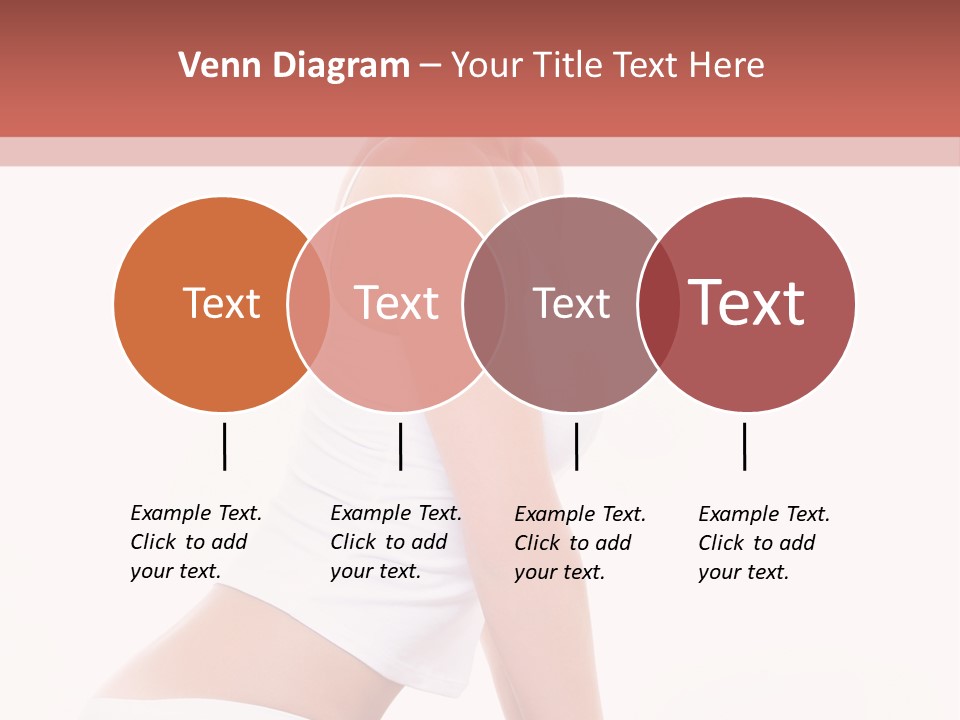 A Beautiful Woman In A White Bikini Sitting On A Bed PowerPoint Template