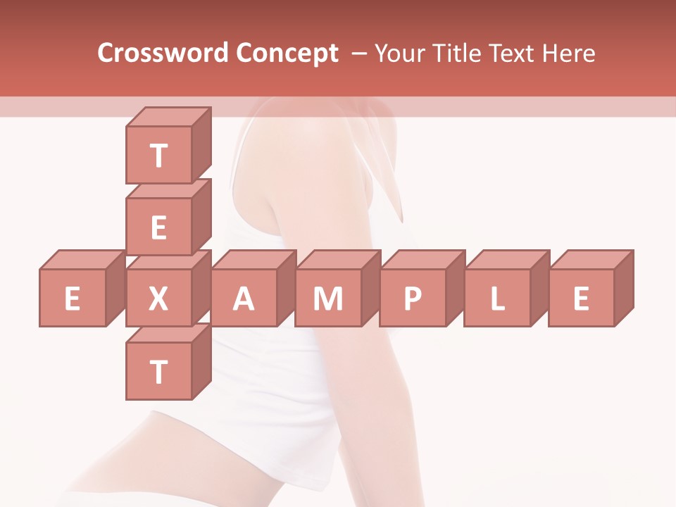 A Beautiful Woman In A White Bikini Sitting On A Bed PowerPoint Template