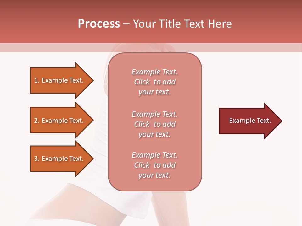 A Beautiful Woman In A White Bikini Sitting On A Bed PowerPoint Template