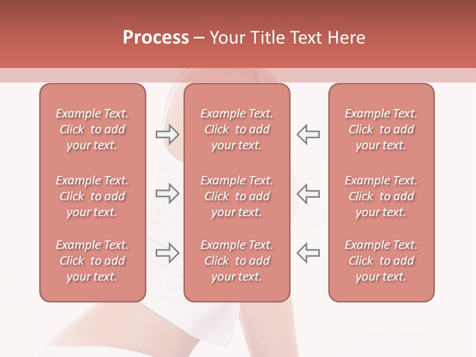 A Beautiful Woman In A White Bikini Sitting On A Bed PowerPoint Template