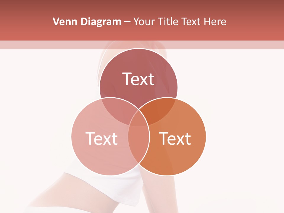 A Beautiful Woman In A White Bikini Sitting On A Bed PowerPoint Template