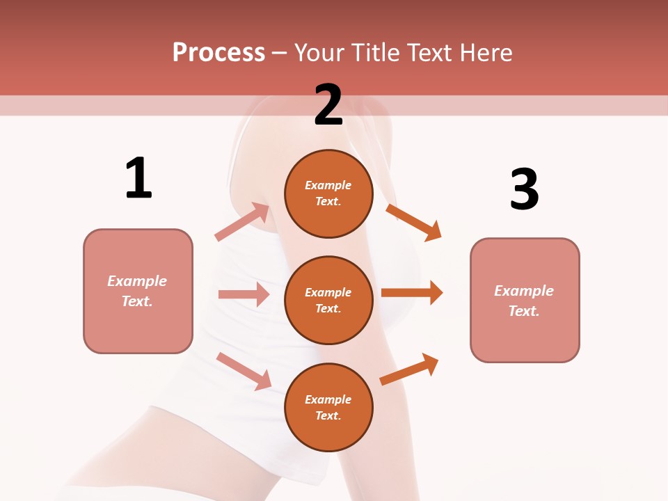 A Beautiful Woman In A White Bikini Sitting On A Bed PowerPoint Template