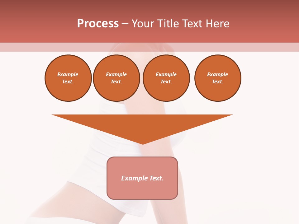 A Beautiful Woman In A White Bikini Sitting On A Bed PowerPoint Template