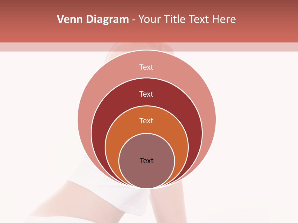 A Beautiful Woman In A White Bikini Sitting On A Bed PowerPoint Template