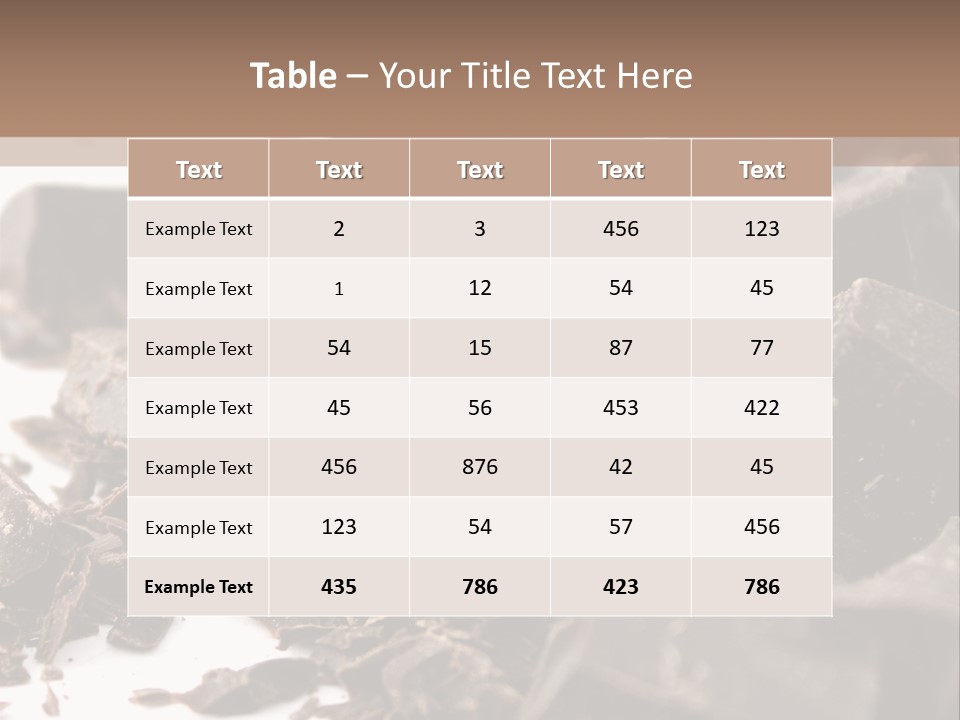 Macro Health Bite PowerPoint Template