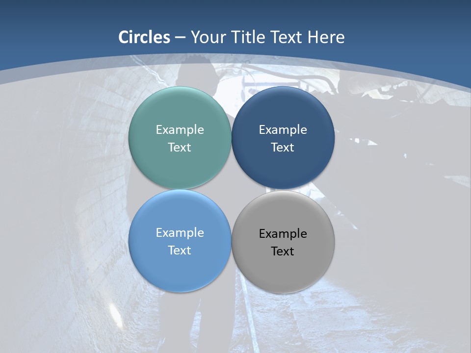 People Mine Dark PowerPoint Template