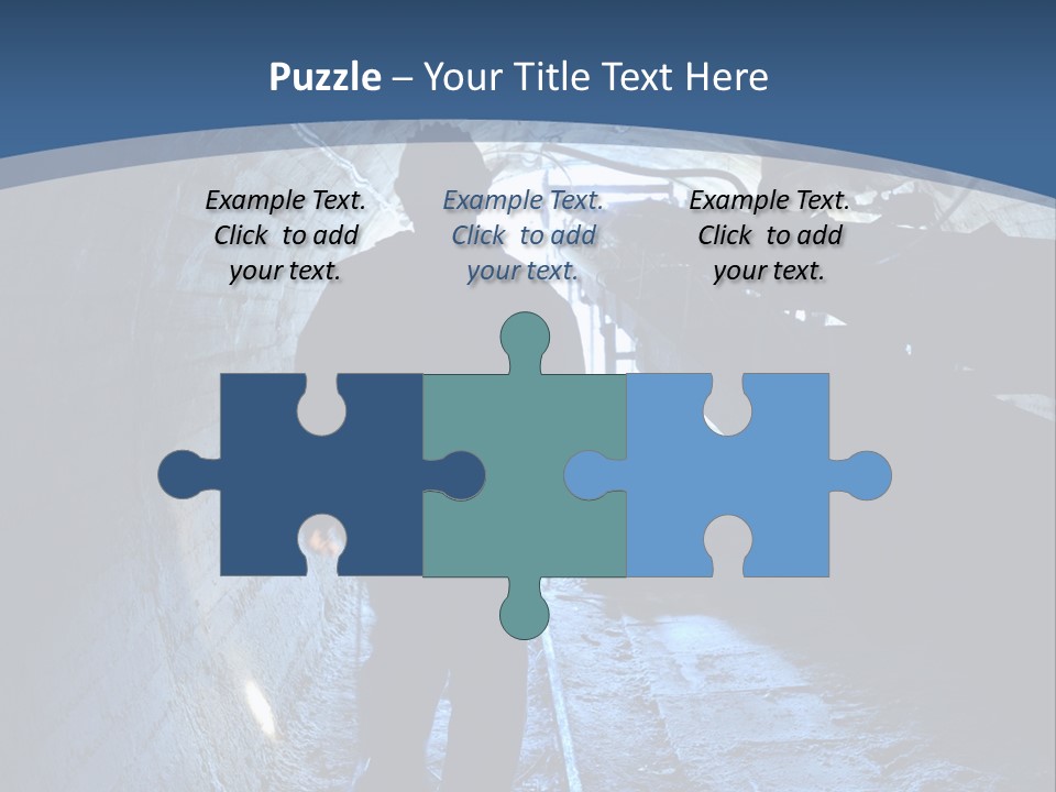 People Mine Dark PowerPoint Template