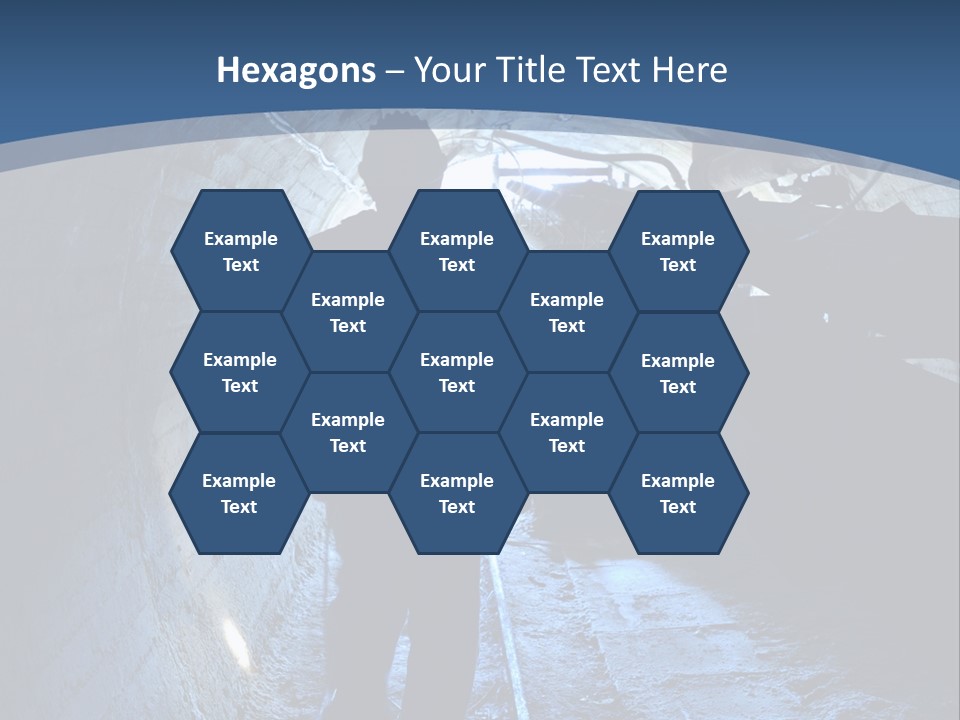 People Mine Dark PowerPoint Template