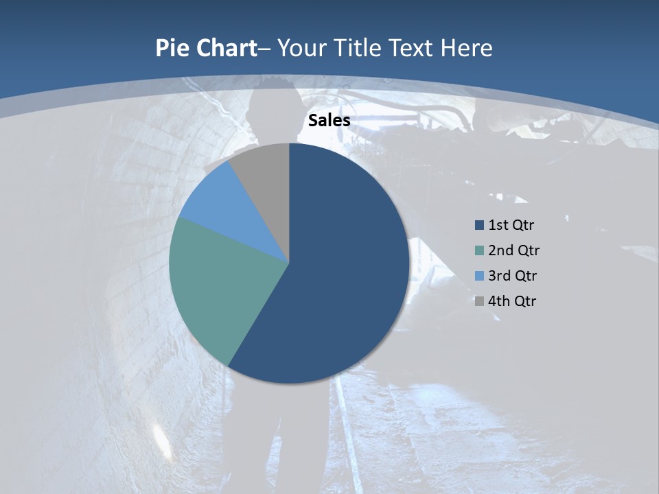 People Mine Dark PowerPoint Template