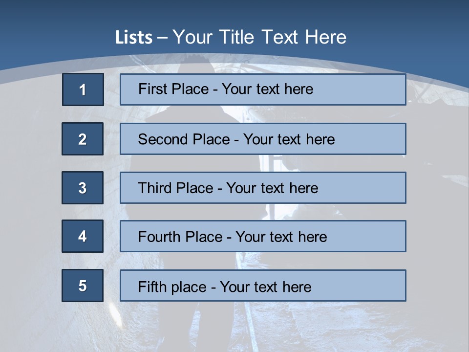 People Mine Dark PowerPoint Template