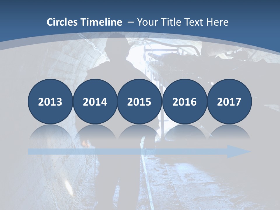 People Mine Dark PowerPoint Template