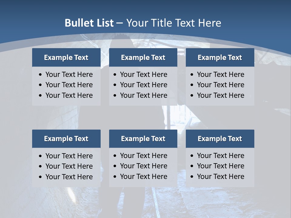 People Mine Dark PowerPoint Template