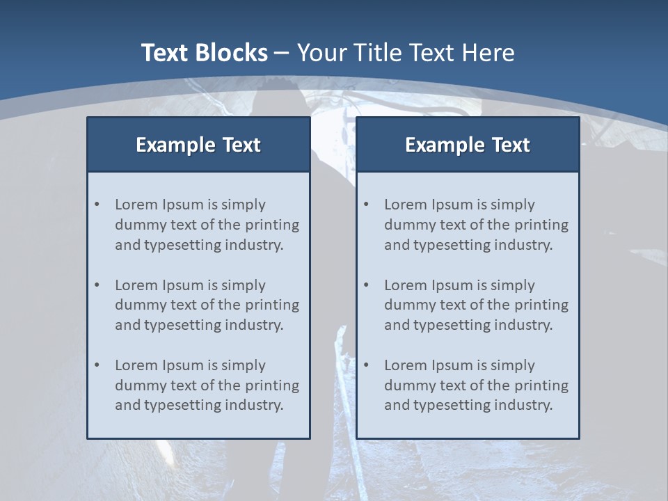 People Mine Dark PowerPoint Template