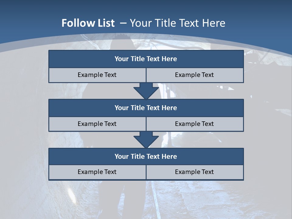 People Mine Dark PowerPoint Template