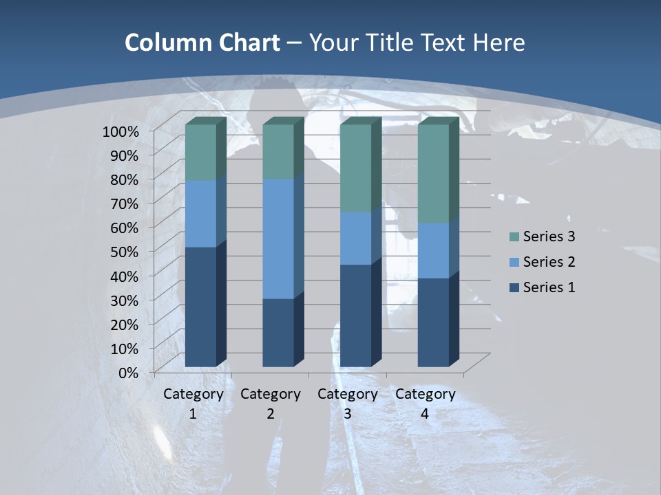 People Mine Dark PowerPoint Template