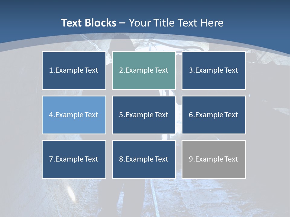 People Mine Dark PowerPoint Template