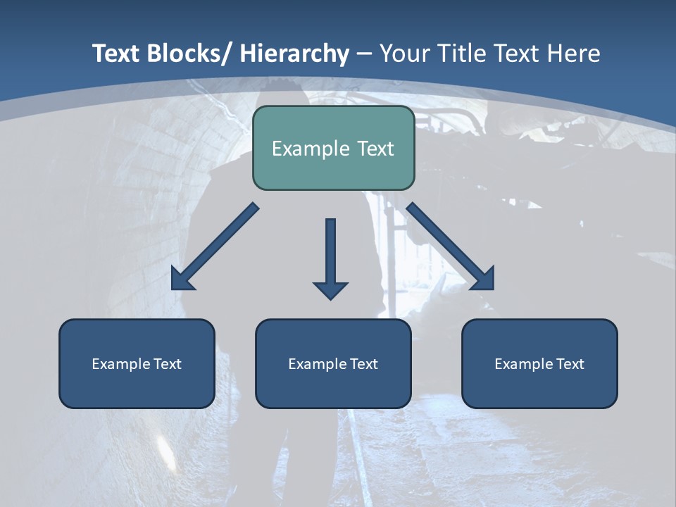 People Mine Dark PowerPoint Template
